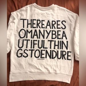 Wren + Glory White Sweatshirt